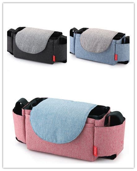 image-Multifunction Baby Stroller Bag Organizer Maternity Nappy Bag Stroller Accessories Cup wheelchair bag