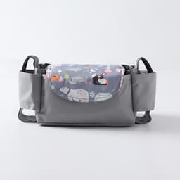 image-Multifunction Baby Stroller Bag Organizer Maternity Nappy Bag Stroller Accessories Cup wheelchair bag