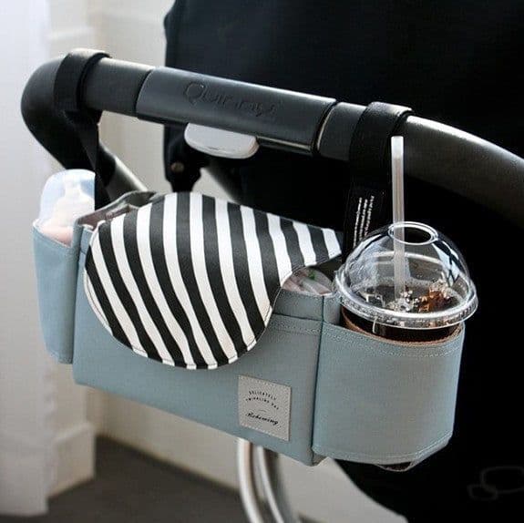 image-Multifunction Baby Stroller Bag Organizer Maternity Nappy Bag Stroller Accessories Cup wheelchair bag