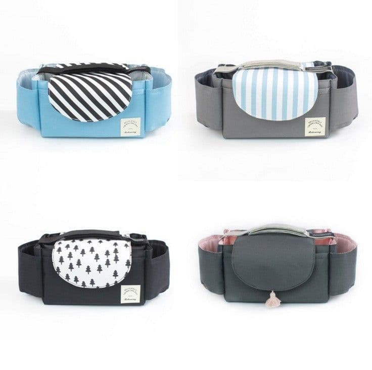 image-Multifunction Baby Stroller Bag Organizer Maternity Nappy Bag Stroller Accessories Cup wheelchair bag