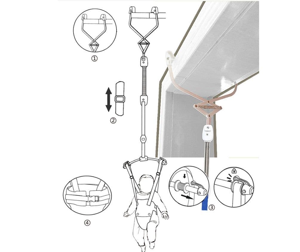 image-Children's fitness frame bounce fitness equipment