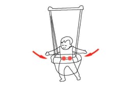 image-Children's fitness frame bounce fitness equipment