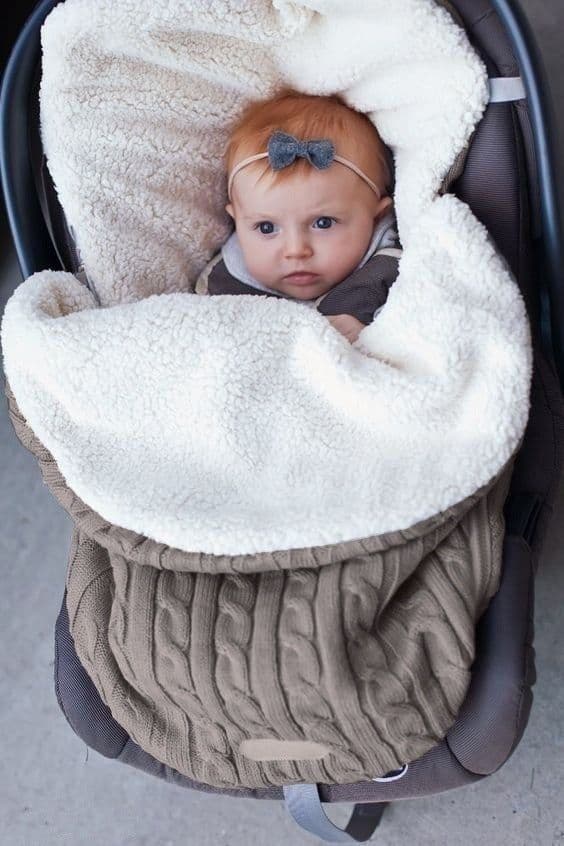 image-Baby Stroller Sleeping Bag Winter Body Keep Warm