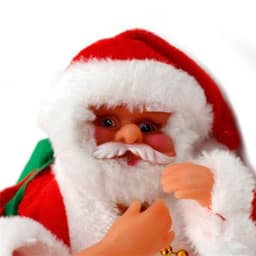 image-Climbing Ladder Electric Santa Claus Climbing Red Ladder Doll Toy