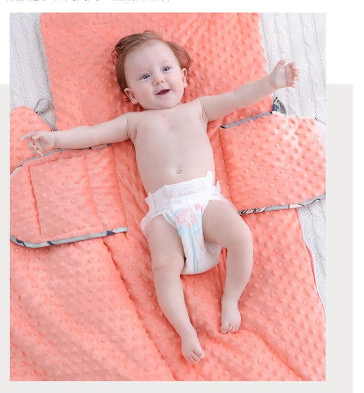 image-Newborn Baby Blanket Warm Fleece Stroller Cover Quilt