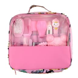 image-Roadfisher Newborn Baby Care Kits Nose Cleaner Feeder Earpick Tools Grooming Bag Set Nail Clipper Tooth Hair Brush Comb Scissor