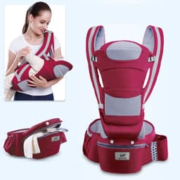 image-Ergonomic Baby Carrier Infant Baby Hipseat Carrier 3 In 1 Front Facing Ergonomic Kangaroo Baby Wrap Sling