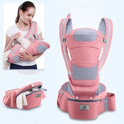 image-Ergonomic Baby Carrier Infant Baby Hipseat Carrier 3 In 1 Front Facing Ergonomic Kangaroo Baby Wrap Sling