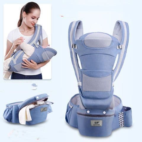image-Ergonomic Baby Carrier Infant Baby Hipseat Carrier 3 In 1 Front Facing Ergonomic Kangaroo Baby Wrap Sling
