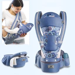 image-Ergonomic Baby Carrier Infant Baby Hipseat Carrier 3 In 1 Front Facing Ergonomic Kangaroo Baby Wrap Sling