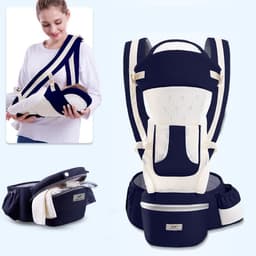 image-Ergonomic Baby Carrier Infant Baby Hipseat Carrier 3 In 1 Front Facing Ergonomic Kangaroo Baby Wrap Sling