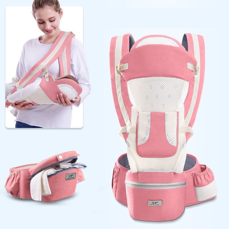 image-Ergonomic Baby Carrier Infant Baby Hipseat Carrier 3 In 1 Front Facing Ergonomic Kangaroo Baby Wrap Sling
