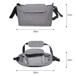 image-Multifunctional large capacity baby carriage bag