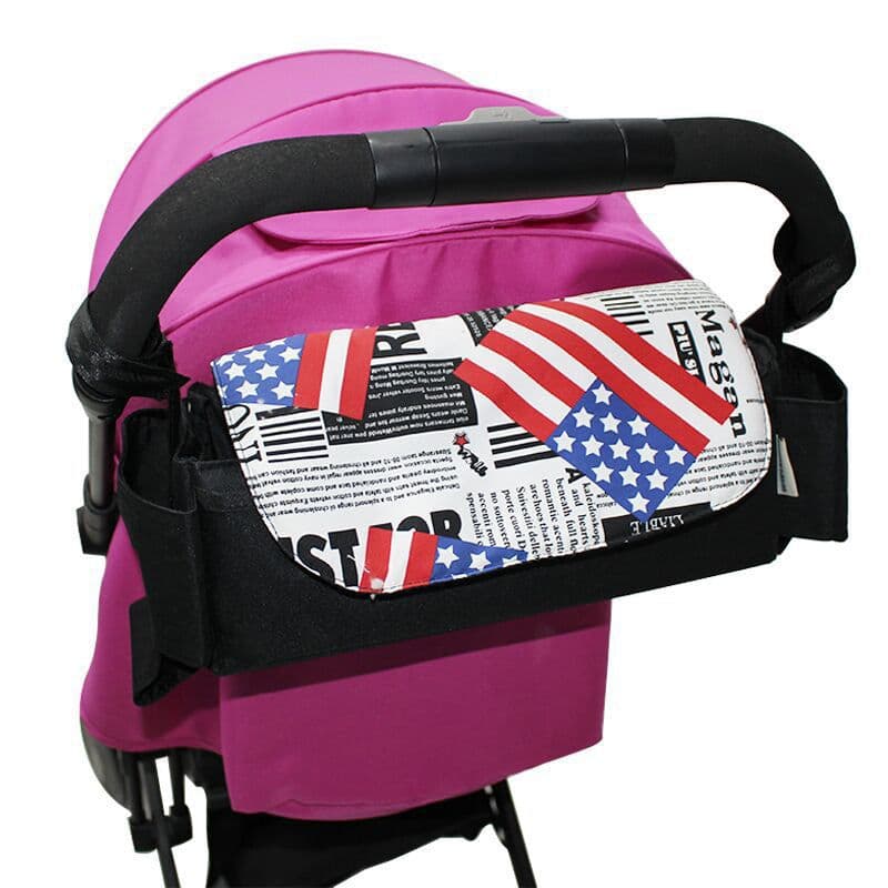 image-Multifunctional large capacity baby carriage bag