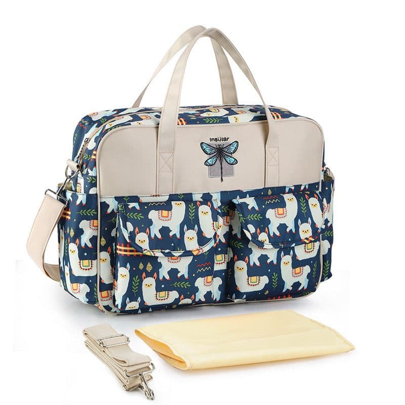 image-Crossbody portable mother and baby bag