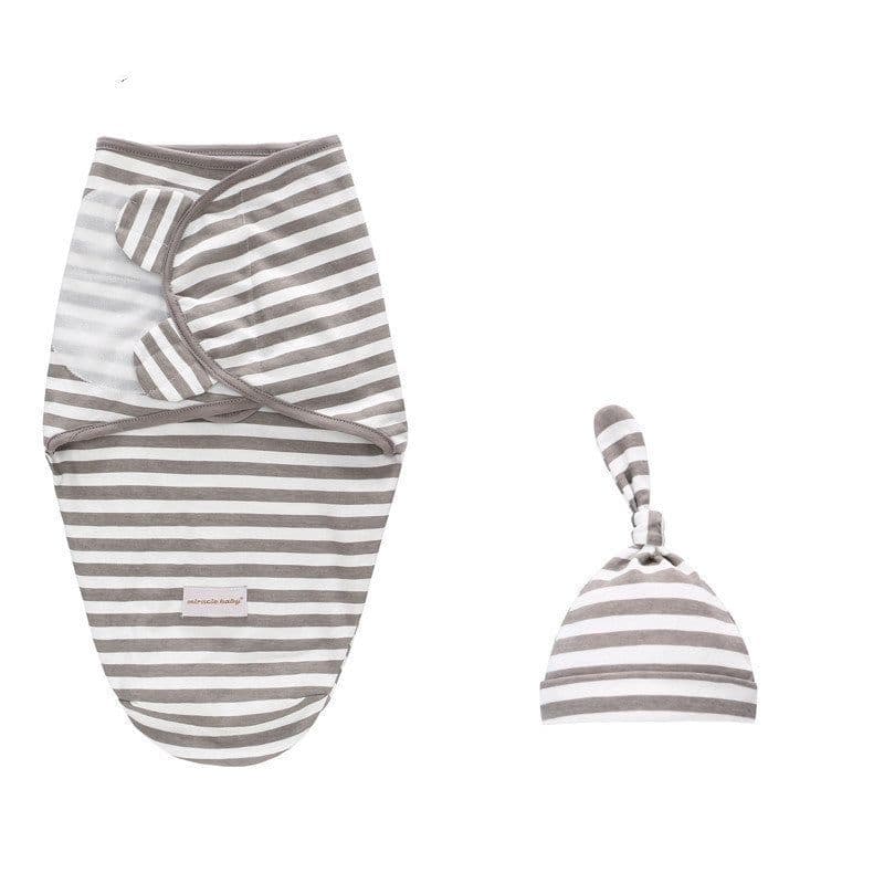 image-Anti-kicking and anti-startling swaddling blanket for newborns