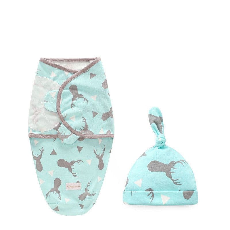 image-Anti-kicking and anti-startling swaddling blanket for newborns