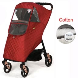 image-Stroller rain cover baby carriage wind cover umbrella car