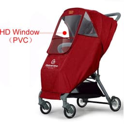 image-Stroller rain cover baby carriage wind cover umbrella car