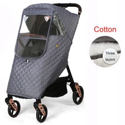 image-Stroller rain cover baby carriage wind cover umbrella car