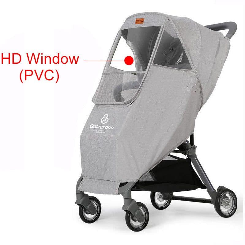 image-Stroller rain cover baby carriage wind cover umbrella car