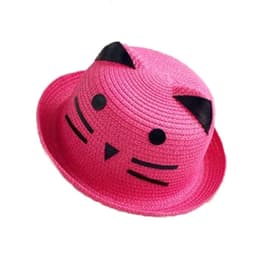 image-Korean style princess kids sun shade straw hat