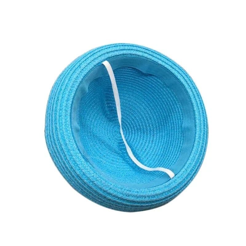 image-Korean style princess kids sun shade straw hat
