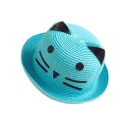 image-Korean style princess kids sun shade straw hat