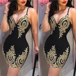 image-Sexy Suspender Dress Ladies Party Club Ladies