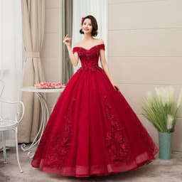 image-The Host's Vocal Music Art Test Solo Puff Skirt Long