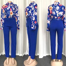 image-New Cross Border Amazon Fashion Two Piece Printing Set In Europe And America