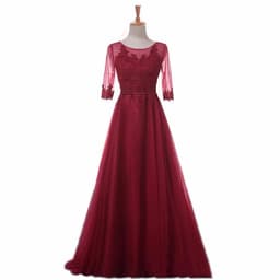 image-Banquet Ladies Evening Dress, Long Slim, Elegant And Thin Korean Bride Toast Clothing