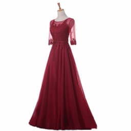 image-Banquet Ladies Evening Dress, Long Slim, Elegant And Thin Korean Bride Toast Clothing