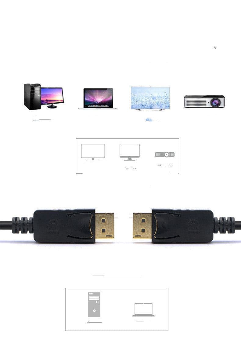 image-1.8m DP Male To DP Male Extension Cable DisPlayPort Video Cable DP To DP
