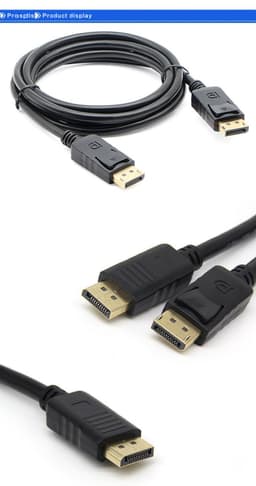 image-1.8m DP Male To DP Male Extension Cable DisPlayPort Video Cable DP To DP