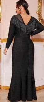 image-Fat Women Plus Size Evening Party Prom Long Dress Dresses