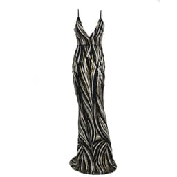 image-Sling Strapless Back Sequined Mermaid Evening Dress