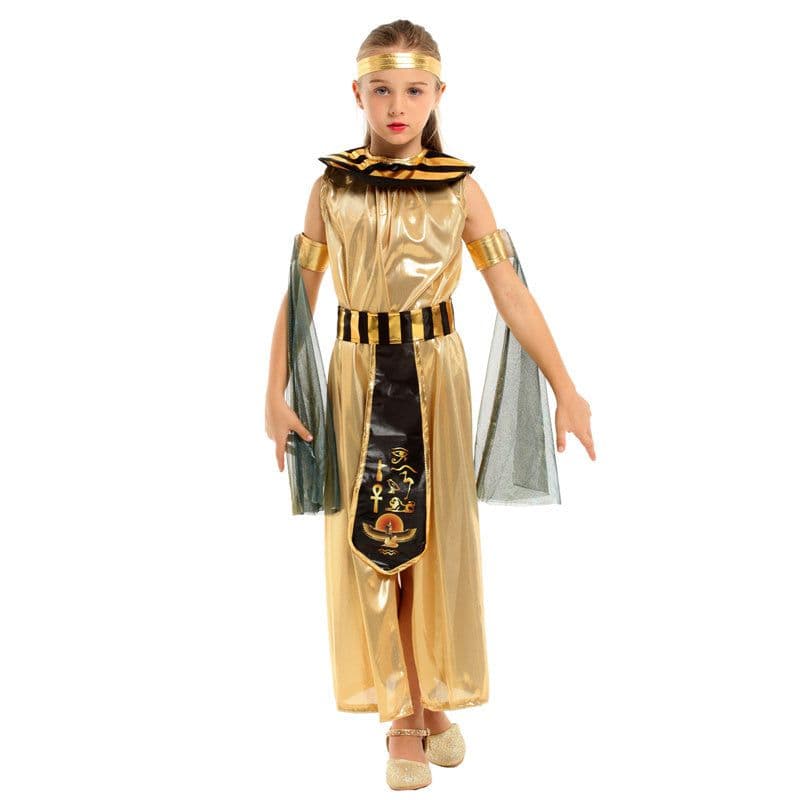 image-Halloween Cosplay Costume Masquerade Cleopatra Costumes Indian Queen Princess Costumes