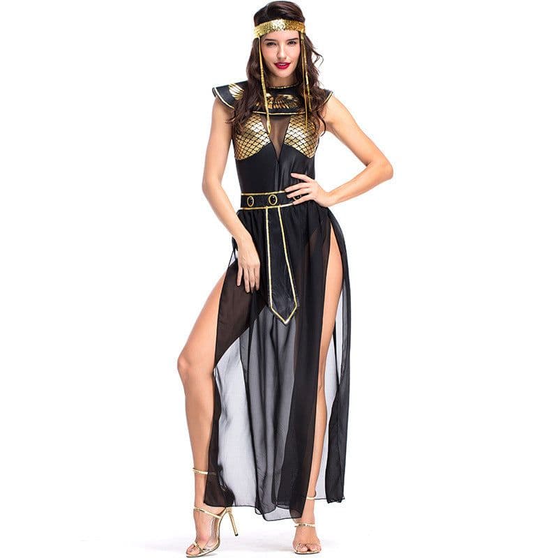 image-Adult Cleopatra Costume Party Ancient Greek Goddess Court Queen Costume Generation