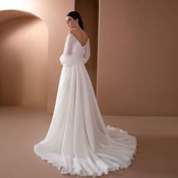 image-New Product Collar Dress Slim Solid Color Long Dress