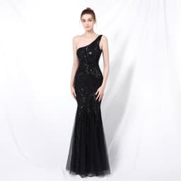 image-Dress Female Fairy Fantasy Ladies Party Party Party Evening Dress Sexy Long Section Was Thin Toast Bride