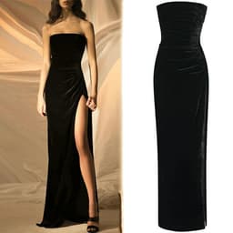 image-Long Skirt Party Dinner Annual Party Dress