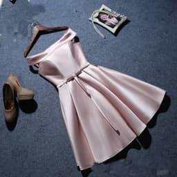 image-Bridesmaid Annual Party Etiquette Short Dress