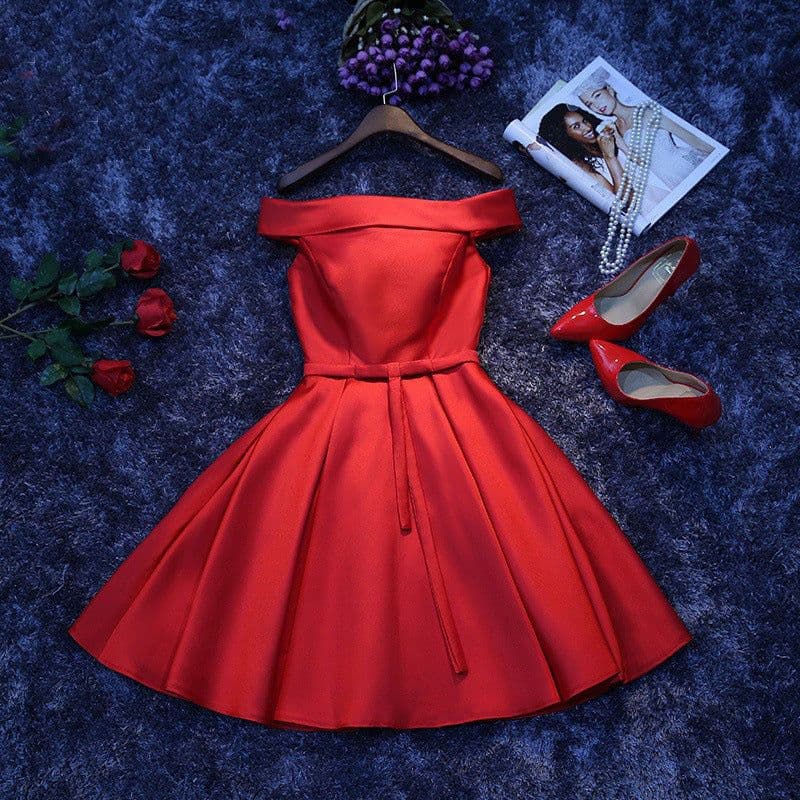 image-Bridesmaid Annual Party Etiquette Short Dress