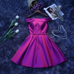 image-Bridesmaid Annual Party Etiquette Short Dress