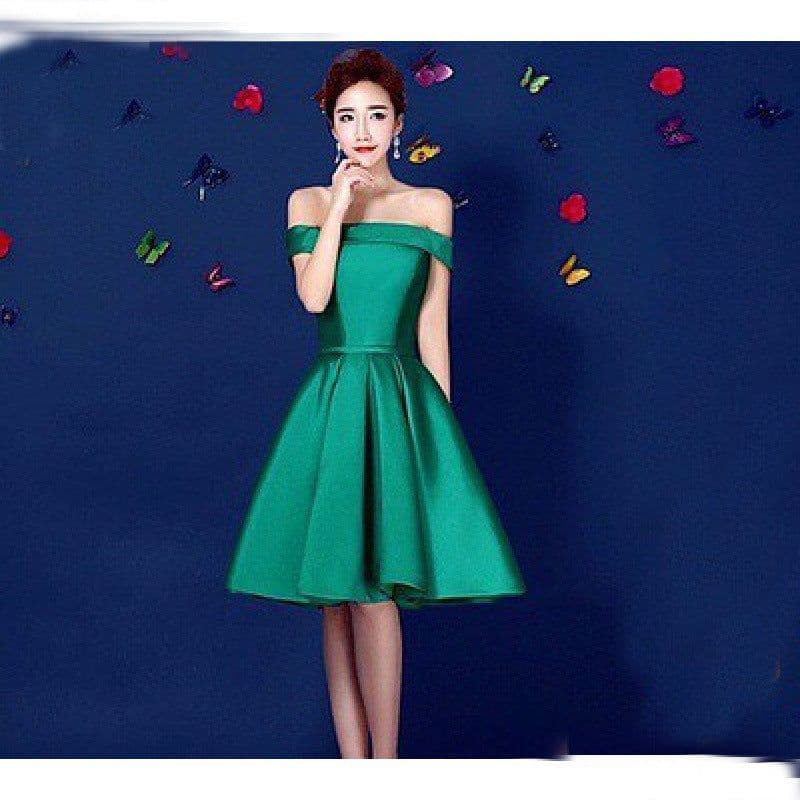 image-Bridesmaid Annual Party Etiquette Short Dress