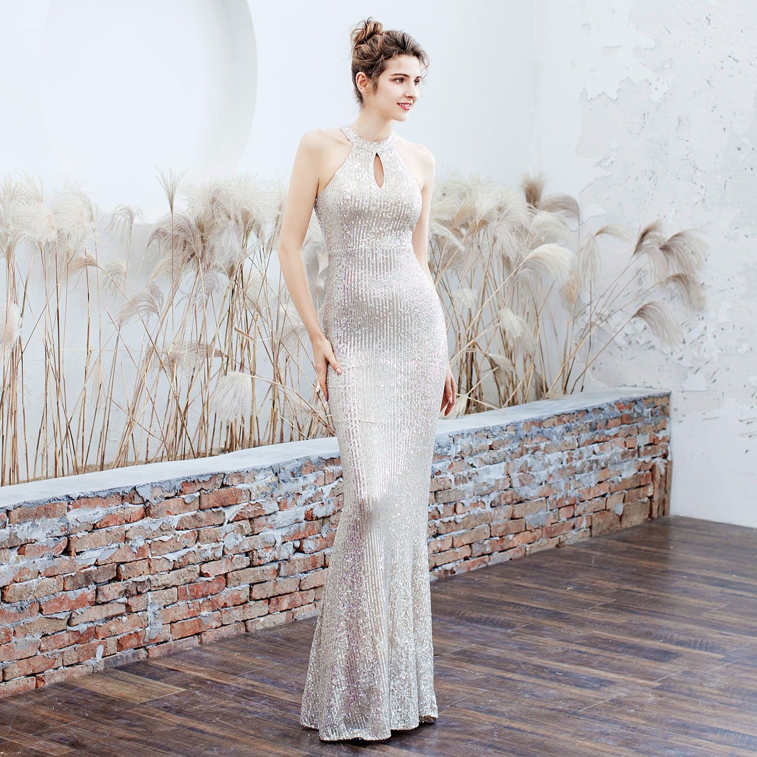 image-Evening Dress Slim Slimming Sexy Annual Meeting