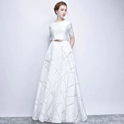 image-Women's Slim And Elegant Banquet Host Dress