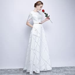 image-Women's Slim And Elegant Banquet Host Dress