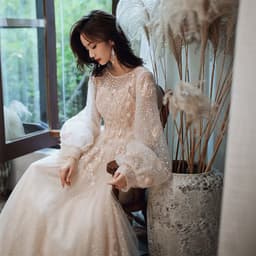 image-Women's Immortal Student Long Sleeve Dress